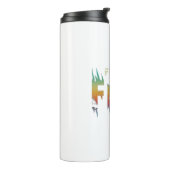 Brandstof het vuur thermosbeker (Gedraaid links)