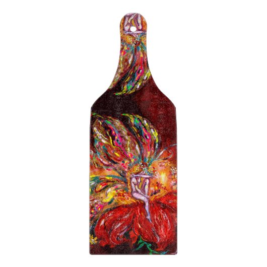 BRANDSTOF IN DE RODE KANTASY CUTTING BOARD SNIJPLANK (Voorkant)