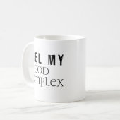 Brandstof mijn godcomplexe Mok (Voorkant links)