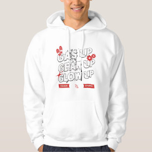Brandstof uw vuur: gas omhoog, versnelling omhoog, hoodie