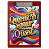 "Brandstof voor uw ambitie" Klembord (Voorkant)