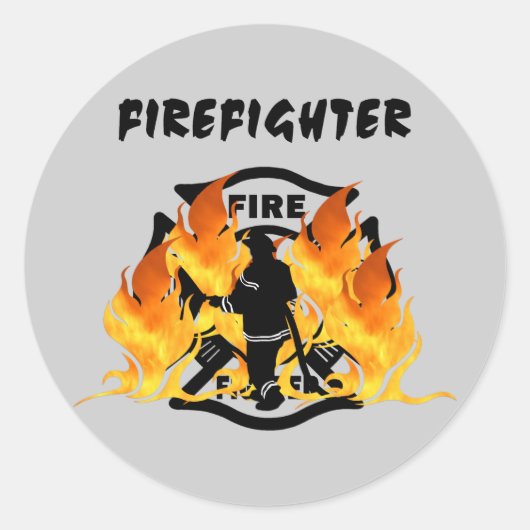 Brandstofafschermingen Ronde Sticker (Voorkant)