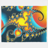 Brandstofblaasbalket Fleece Deken (Voorkant (Horizontaal))