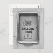  brandstofpomp / Bowser - Briefkaart (Voorkant / Achterkant)