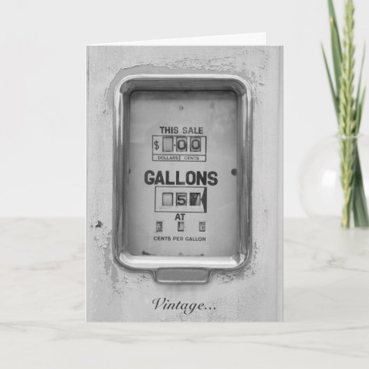  brandstofpomp / Bowser - Wenskaart Kaart (Voorkant)