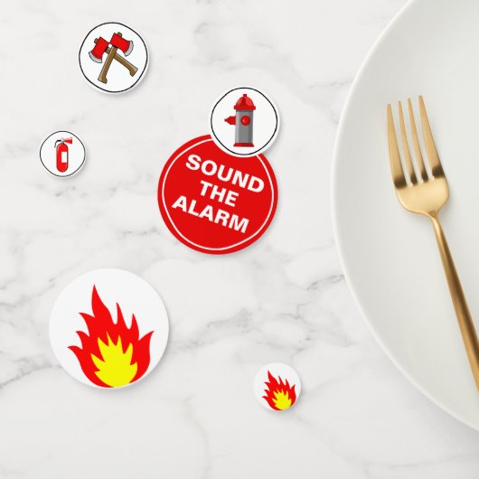 Brandstofthema Birthday Party Confetti (Groep)