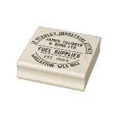 Brandstoftoevoer Rubberstempel (Stempel)
