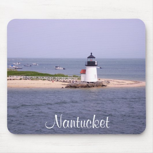 Brandt Point Lighthouse Nantucket MA Mousepad Muismat (Voorkant)