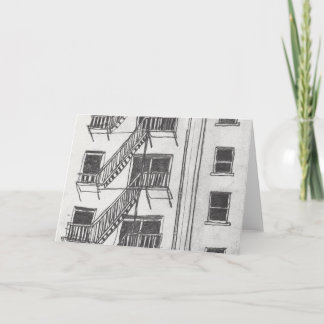 Brandtrap Feestdagen Kaart