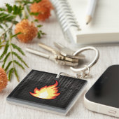 Brandvlam; robuust sleutelhanger (Voorkant Rechts)