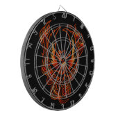 Brandvogel Dartbord (Voorkant Links)