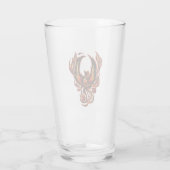 Brandvogel Glas (Achterkant)