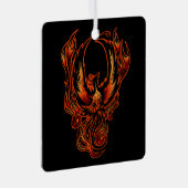 Brandvogel Metalen Ornament (Voorkant Rechts)