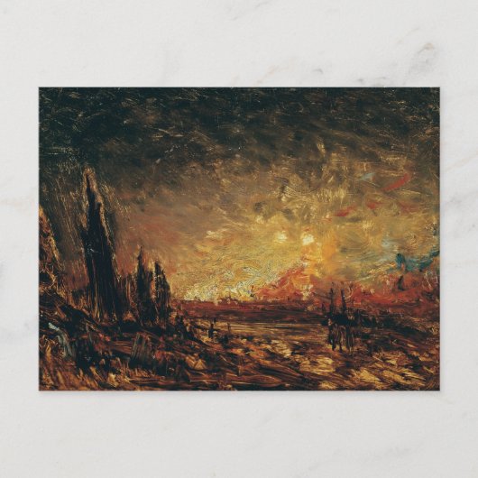 Brandvuur Briefkaart (Voorkant)