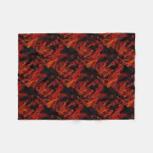 Brandvuur Fleece Deken (Voorkant (Horizontaal))