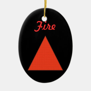 Brandvuur Keramisch Ornament