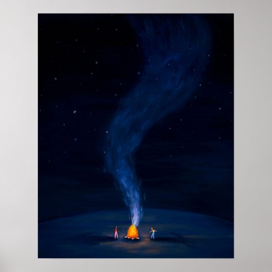 Brandvuur Poster (Voorkant)