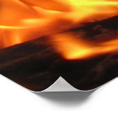 Brandvuur Poster (Hoek)