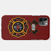 Brandweer Badge Case-Mate iPhone Case (Achterkant (horizontaal))