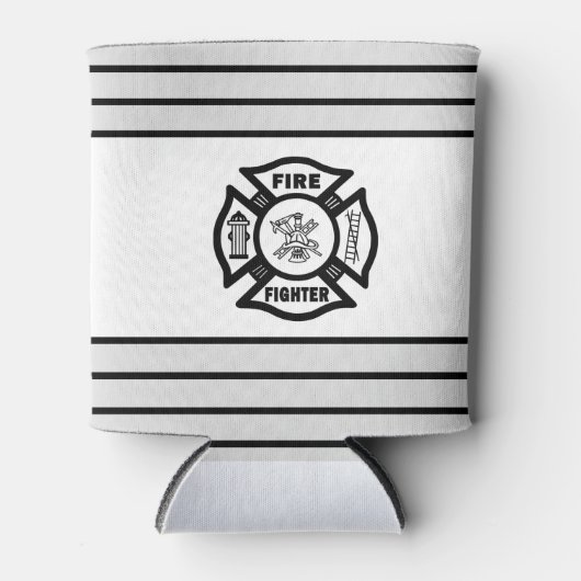 Brandweer Brandweer Dept Logo Koelbox Blikjeskoeler (Voorkant)