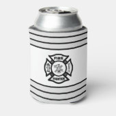 Brandweer Brandweer Dept Logo Koelbox Blikjeskoeler (Blikje Achterkant)