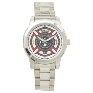 Brandweer en brandweer en brandweer horloge
