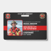  brandweer foto-ID Badge (Front)