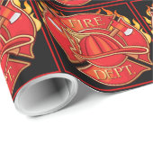 Brandweer Gift Wrap - SRF Cadeaupapier (Rol Hoek)