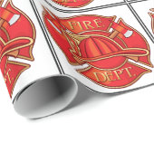 Brandweer Gift Wrap - SRF Cadeaupapier (Rol Hoek)