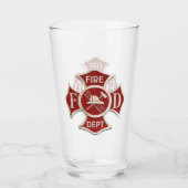 Brandweer Glas (Voorkant)