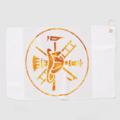Brandweer golfhanddoek (Horizontaal)