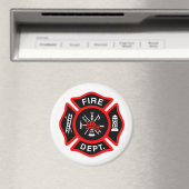 Brandweer Maltese Cross Magnet Magneet (Insitu (Vaatwasser))