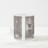 brandweer matglas koffiemok (Voorkant links)