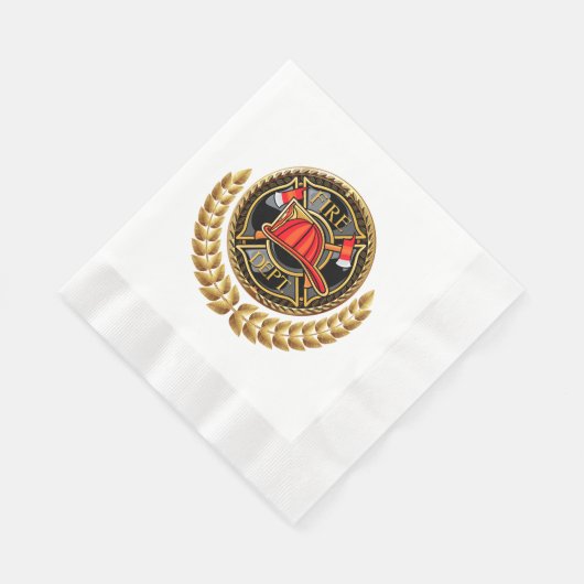Brandweer Napkin Servetten (Hoek)
