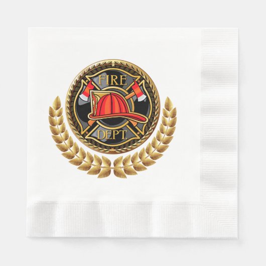 Brandweer Napkin Servetten (Voorkant)