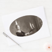 brandweer ovale sticker (Envelop)