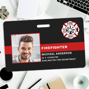Brandweer Persoonlijke Foto Brandweerman ID Badge