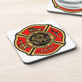 BRANDWEER ST. LOUIS. BIER ONDERZETTER (Linkerzijde)