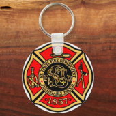 BRANDWEER ST. LOUIS. SLEUTELHANGER (Voorkant)