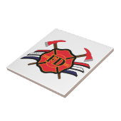 Brandweer Tegeltje (Zijkant)