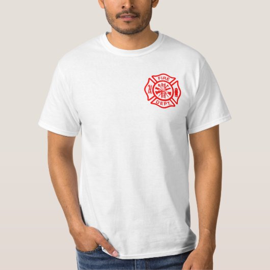 Brandweerafdeling Logo T-shirt (Voorkant)