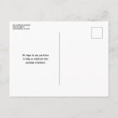 Brandweerafdeling Pensionering brandweerman Uitnodiging Briefkaart (Achterkant)