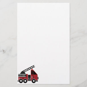 Brandweerauto Briefpapier