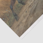  brandweerauto (door Eugène Burnand) Tissuepapier (Detail)