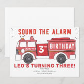 BRANDWEERAUTO UITNODIGING (Voorkant / Achterkant)