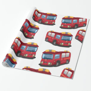 brandweerauto's cadeaupapier