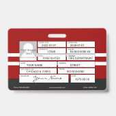 Brandweerbadge Badge (Achterkant)