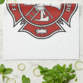 Brandweerbadge Theedoek (Gevouwen)