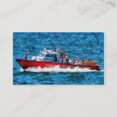 Brandweerboot Visitekaartje (Achterkant)