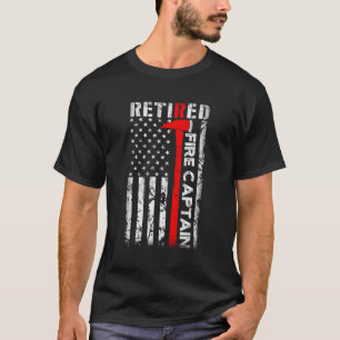 Brandweercommandant Retiret UAS vlag T-shirt